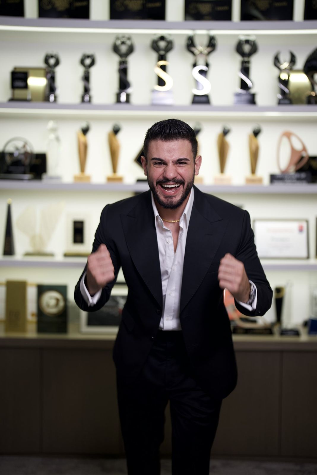Wissam Baradhi celebrating a closed deal